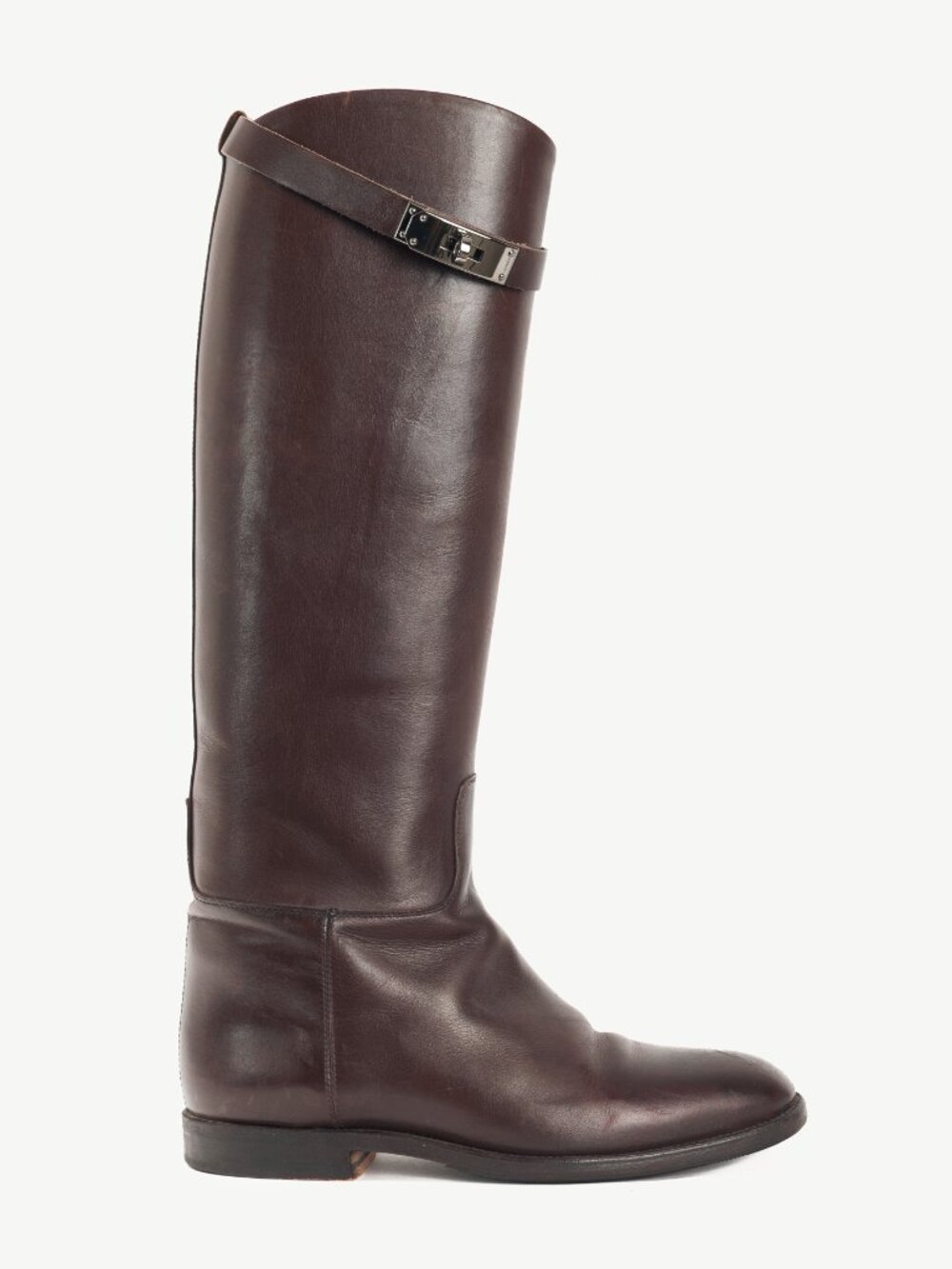 Hermes Jumping Chocolate Box Calfskin Riding Boots